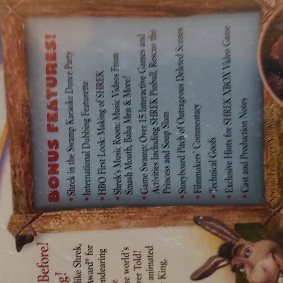 💖HP💖 Shrek (New DVD 2003) Eddie Murphy Cameron Diaz. Brand New Sealed! - Picture 6 of 6